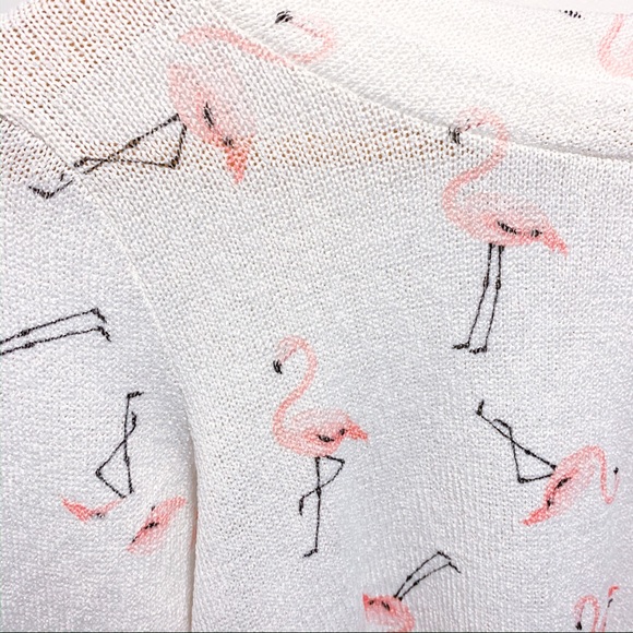 Flamingo Cropped Long Sleeve - Size S - Picture 3 of 3